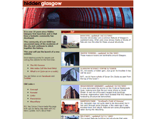 Tablet Screenshot of hiddenglasgow.com